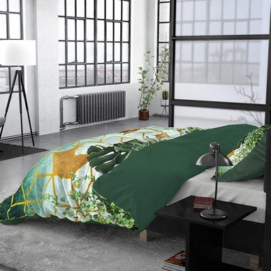 Dekbedovertrek Dreamhouse Forest Sceptic Green Satijn_2
