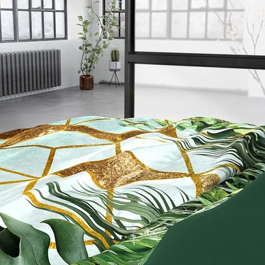 Dekbedovertrek Dreamhouse Forest Sceptic Green Satijn_5