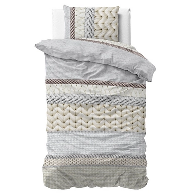 Dekbedovertrek Dreamhouse Knitty Cream Flanel_6