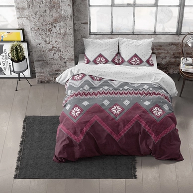 Dekbedovertrek Dreamhouse Nordic Red Flanel_3