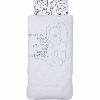 Dekbedovertrek Anel Pooh Fresh Mint