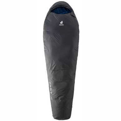 Schlafsack deuter Orbit +5G L Zip Right Granite Steel