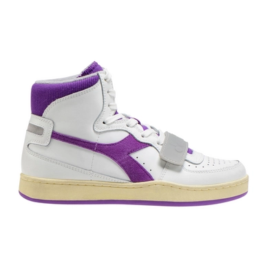 Sneaker Diadora MI Basket Used White Imperial Lilac Damen