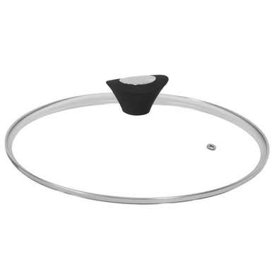 Glasdeksel Durandal Black 28 cm