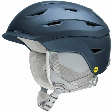 Skihelm Smith Women Liberty MIPS Matte Metallic French Navy