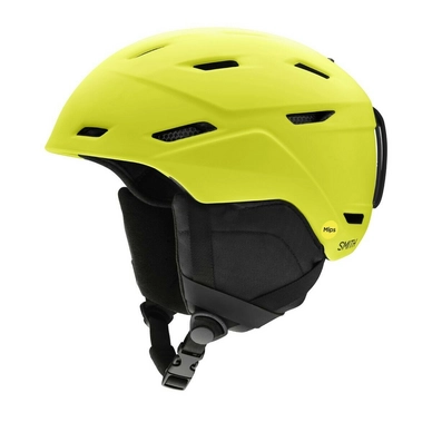 Skihelm Smith Mission MIPS Matte Neon Yellow Herren