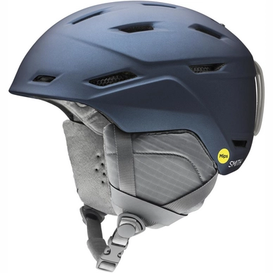 Skihelm Smith Women Mirage MIPS Matte Metallic French Navy