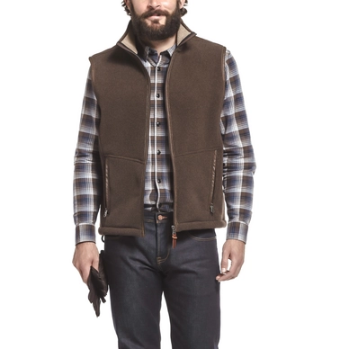 Vest Aigle Shepper Mouton Marron Chine Mouwloos