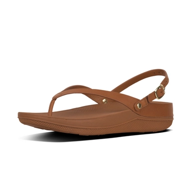 Tongs FitFlop Flip Leather Caramel