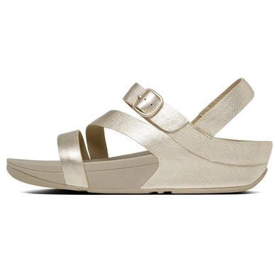 Sandaal FitFlop The Skinny™ Z-Cross Sandals Leather Pale Gold