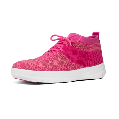 Sneaker FitFlop F-Sporty Uberknit Fuchsia/Dusky Pink Damen