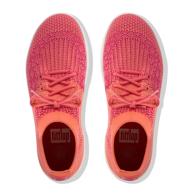 Sneaker FitFlop F-Sporty™ Uberknit Sunshine Coral/Fuchsia