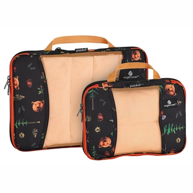 Organiser Eagle Creek Pack-It Original Compression Cube Set Golden State S/M