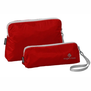Kit de housses de rangement Eagle Creek Pack-It Specter Wristlet Set Volacno Red