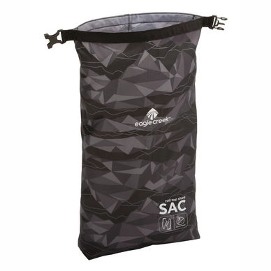 Sac à chaussures Eagle Creek Pack-It Active Roll Top Geo Scape Black