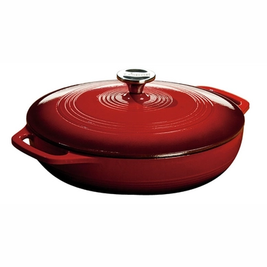 Braadpan Lodge EC3CC43 Rood 31 cm
