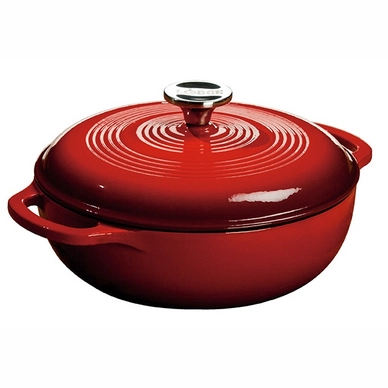 Braadpan Lodge EC3D43 Rood 26 cm
