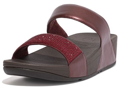 FitFlop Women Lulu Slide Hotfix Oxblood