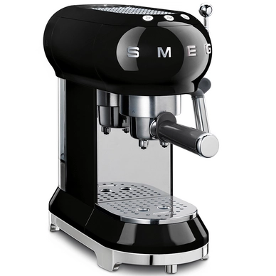 Espressomaschine Smeg ECF01BLEU 50 Style Schwarz