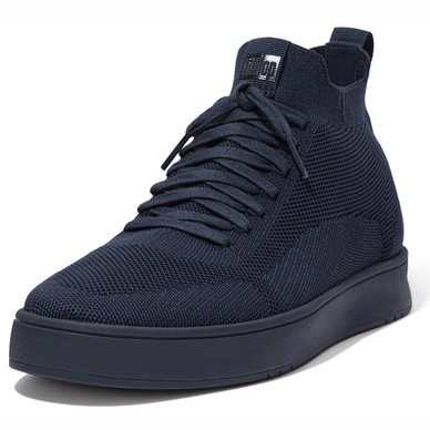 FitFlop Men Rally High Top Sneaker Water Resisten Knit Midnight Navy