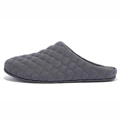 FitFlop Men Shove Slipper Cosy Material Pewter Grey