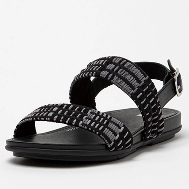 FitFlop Women Gracie Sandal Art Denim All Black