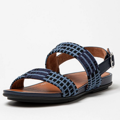 FitFlop Women Gracie Sandal Art Denim Midnight Navy