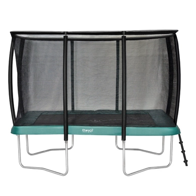 Trampoline Etan Premium Silver Combi Deluxe 965 Rectangular Groen