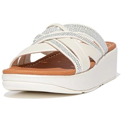 FitFlop Women Kessia Sleek Slide Hotfix Cream