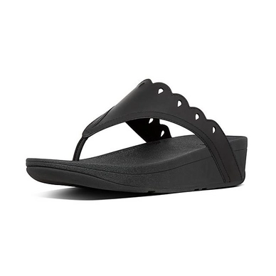 FitFlop Esther™ Floret Toe-Thongs All Black