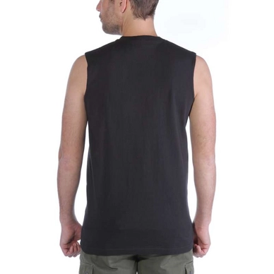 Tanktop Carhartt Men Workwearear Pocket Sleeveless T-Shirt Black