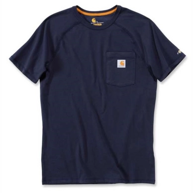 T-Shirt Carhartt Men Force Cotton T-Shirt S/S Navy
