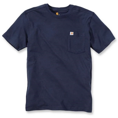 T-Shirt Carhartt Men Maddock Pocket Short Sleeve Navy
