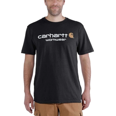 T-Shirt Carhartt Men Core Logo Workwear T-Shirt S/S Black