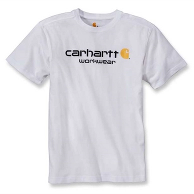 T-Shirt Carhartt Men Core Logo Workwear T-Shirt S/S White