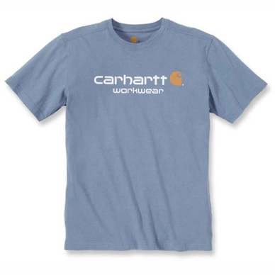 T-Shirt Carhartt Men Core Logo Workwear T-Shirt S/S Flint Stone