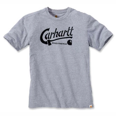 T-Shirt Carhartt Men Made By Hand Graphic T-Shirt S/S Heather Grey