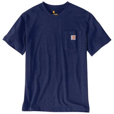 T-Shirt Carhartt Men Workwear Pocket S/S Dusk Blue Heather