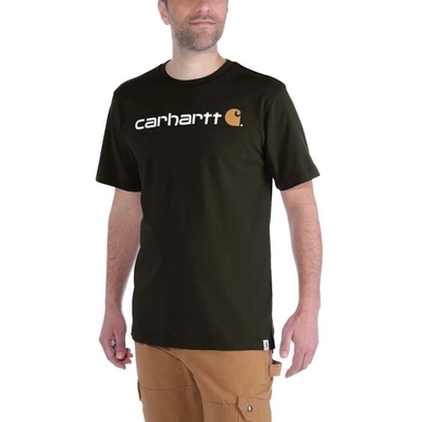 T-Shirt Carhartt Men Core Logo Workwear T-Shirt S/S Peat