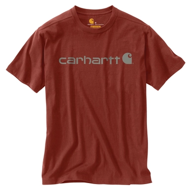 T-Shirt Carhartt Men Core Logo S/S Iron Ore Heather