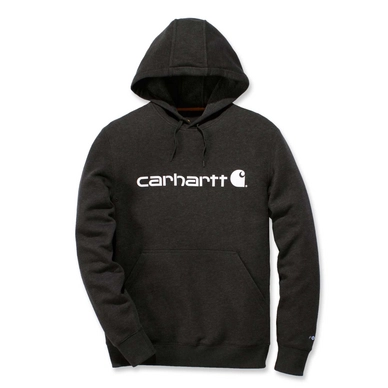 Trui Carhartt Men Delmont Graphic Hooded Sweatshirt Black Heather