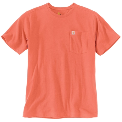 T-Shirt Carhartt Men Warm Weather S/S Pocket Red Clay