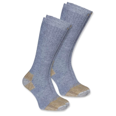 Sokken Carhartt Men Steel Toe Boot Sock Gray (2-delig)