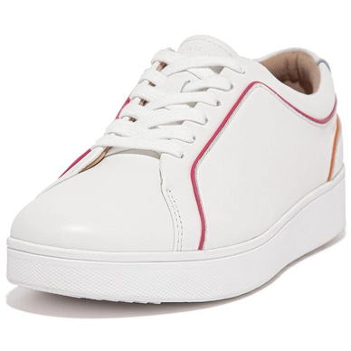 FitFlop Women Rally Tennis Sneaker Piping Urban White Mix