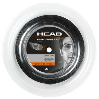 Squashsnaar HEAD Evolution Pro Zwart (1,21mm/110m)