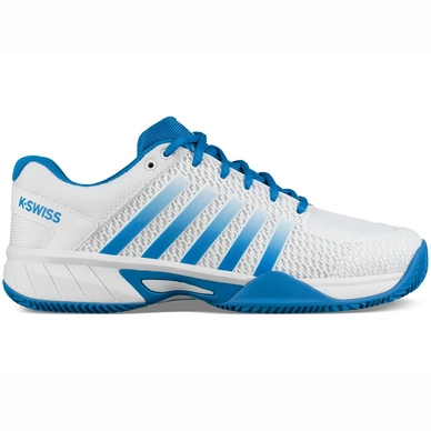 Chaussures de Tennis K Swiss Men Express Light HB White Brilliant Blue