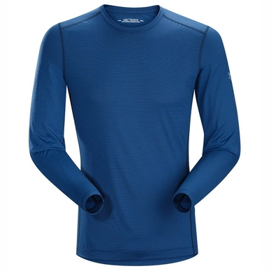 T-shirt Arc'teryx Men Phase SL Crew LS Triton Bleu