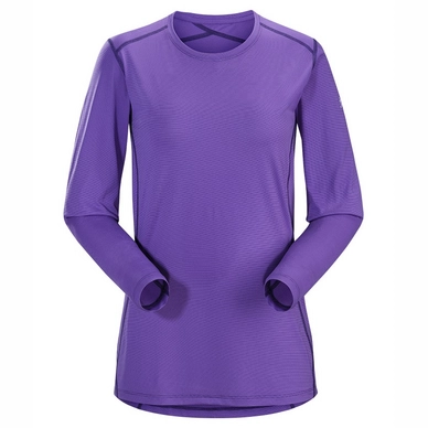 T-shirt Arc'teryx Women Phase SL Crew LS Mauveine Violet