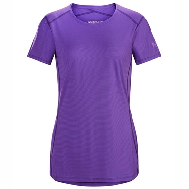 T-Shirt Arc'teryx Womens Phase SL Crew SS Mauveine