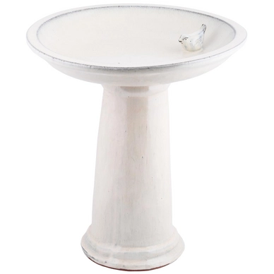 Vogelbad Esschert Design Op Voet Cream
